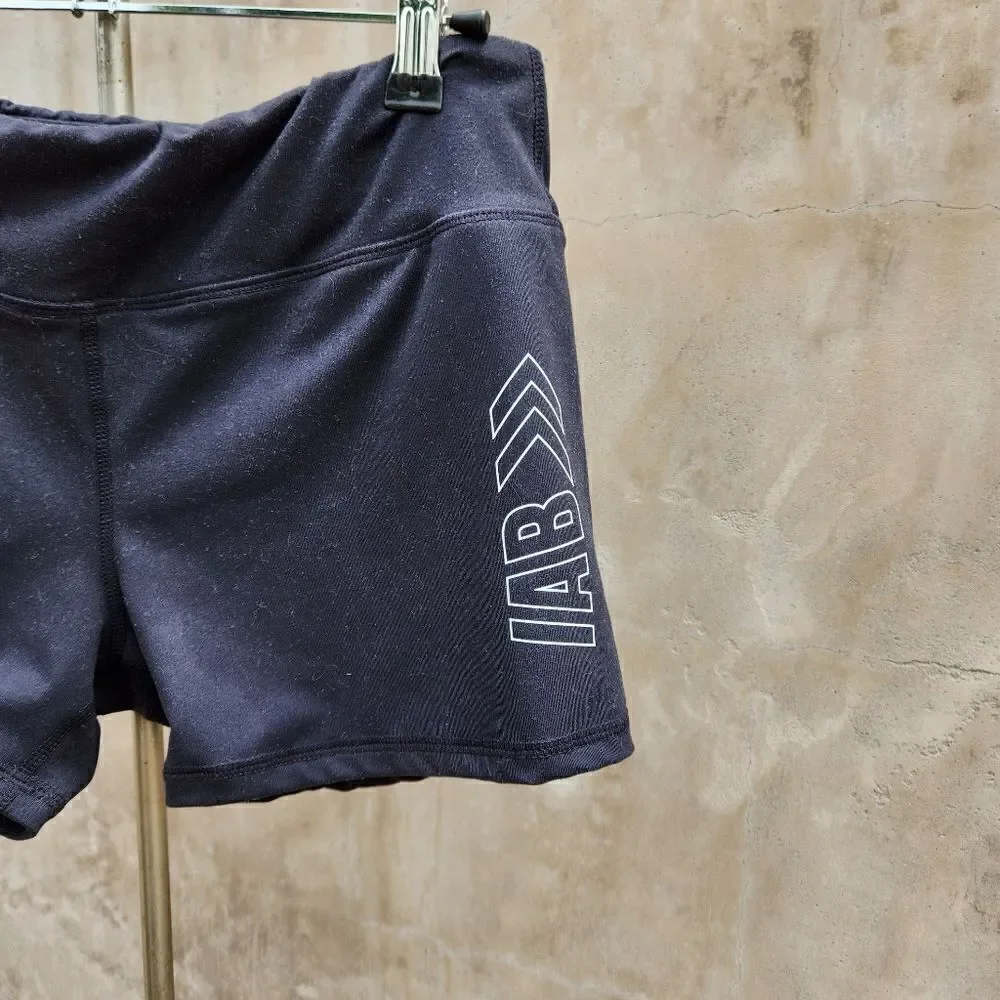 IAB mfg I am becoming black shortie shorts